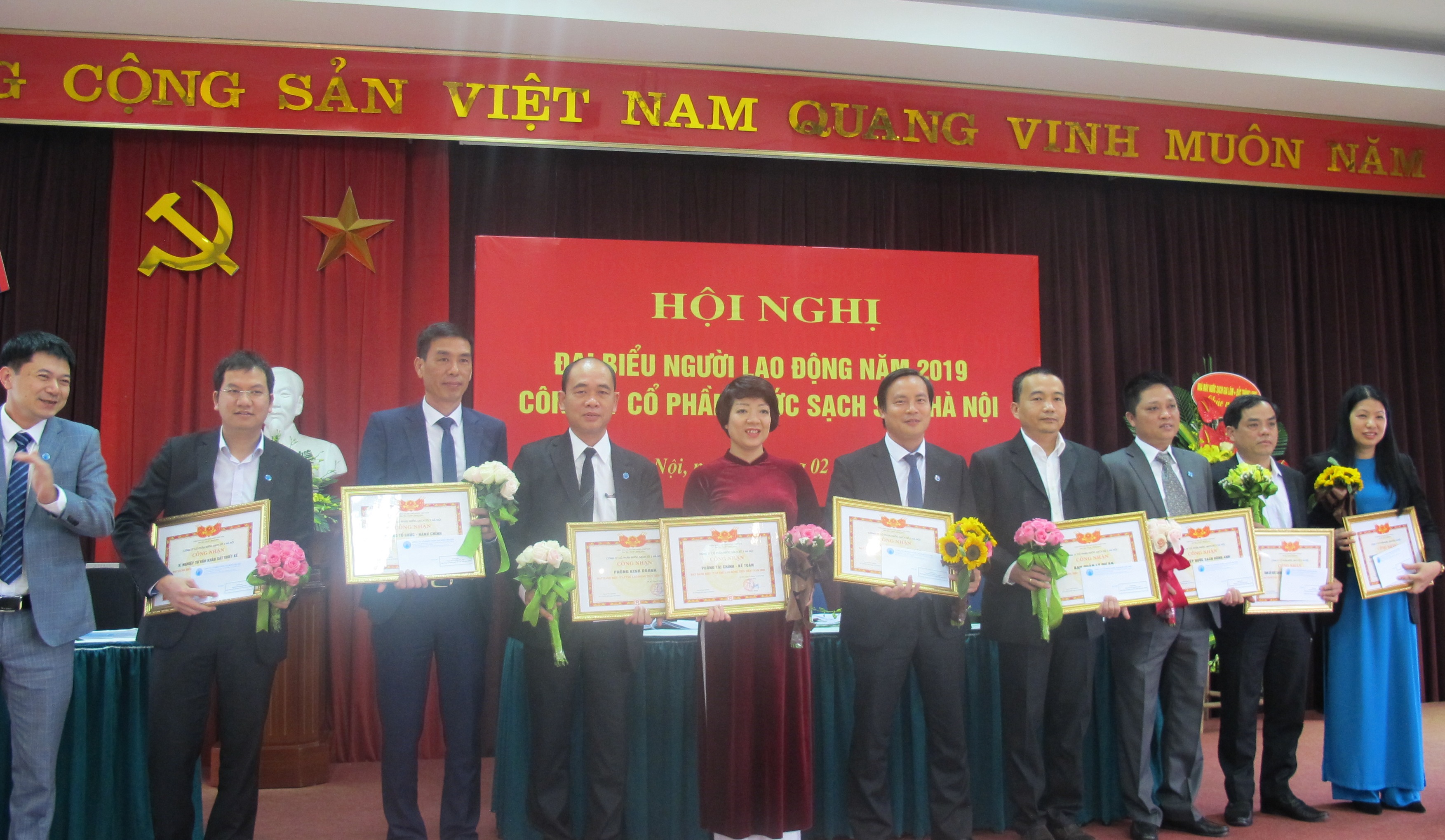 Công ty Nước sạch số 2 Hà Nội tổ chức Hội nghị đại biểu người lao động năm 2019